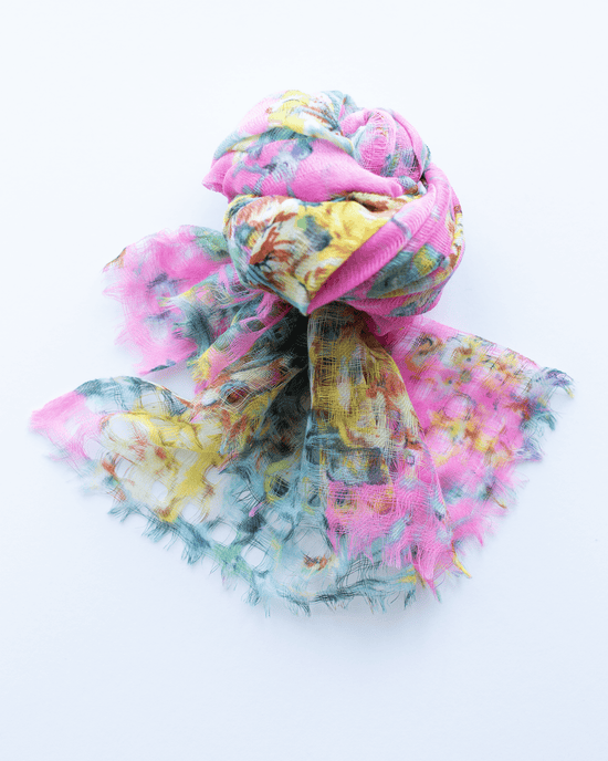 Épice Accessories Pink Fleur 1 Scarf in Pink