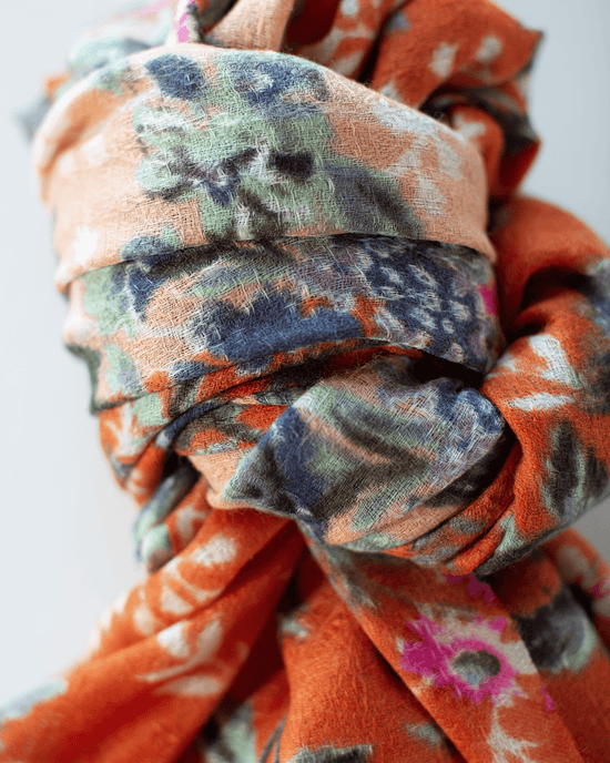 Épice Fleur 2 Scarf in Mandarin 