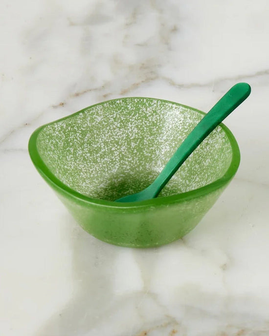 etúHOME Home Acrylic Dipping Spoon, Emerald