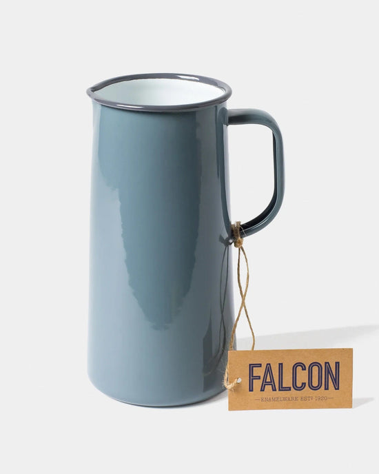 Falcon Enamelware Home 3 Pint Pitcher in Pigeon Grey