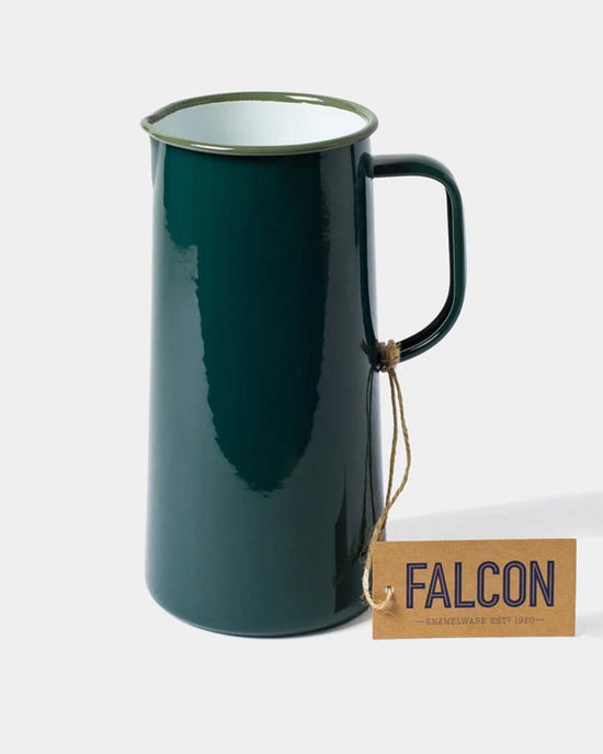 Falcon Enamelware Home 3 Pint Pitcher in Samphire Green