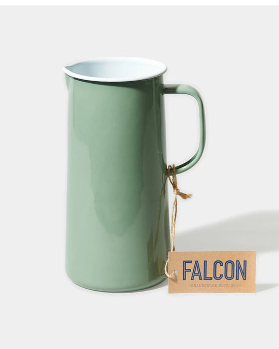 Falcon Enamelware 3 Pint Pitcher in Tarragon 