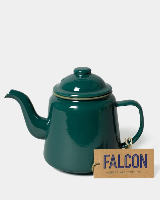 Falcon Enamelware Home Teapot in Samphire Green