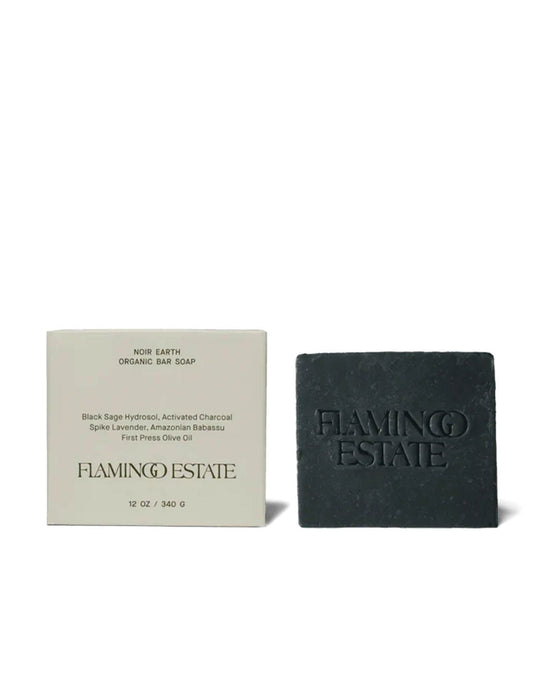 Flamingo Estate Home Noir Earth Soap Brick