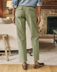 Frank & Eileen Blackrock Utility Pant in Army 