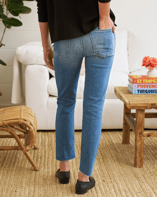 Frank & Eileen Derry Pant in 2001 Classic Blue Wash 