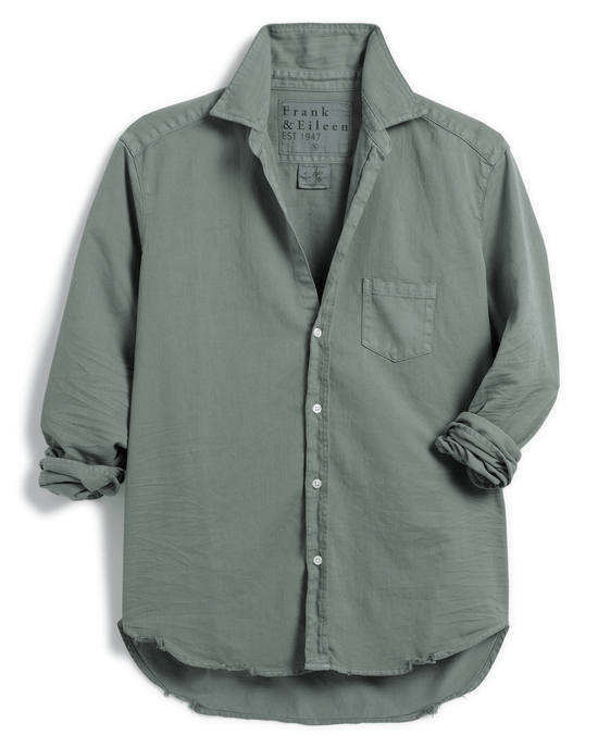 Frank & Eileen Clothing Eileen Relaxed Button Up in Thyme Denim