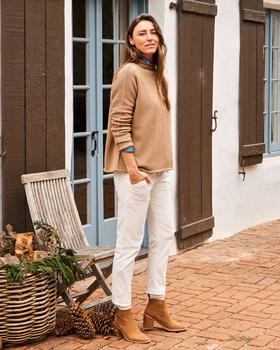 Frank & Eileen Monterey Sweater in Camel 