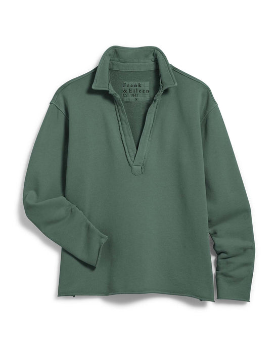 Frank & Eileen Patrick Popover Henley in Rosemary French Terry 