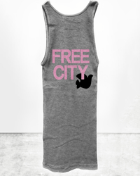 Free City Clothing 1999 Supervintage Tank in Heather Pink