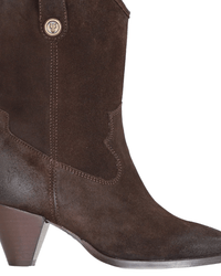 FRYE June Western in Chocolate 