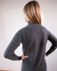 Hartford Myo Sweater Dress in Charcoal 