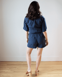 Hartford Saxo Woven Jumpsuit in Midnight 