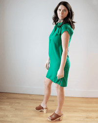 Hartford Clothing Tuur Knitted Dress in Super Green