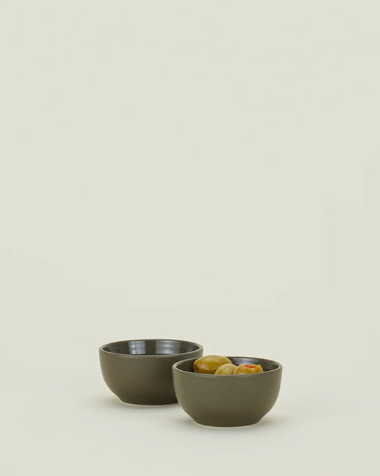 Hawkins New York Home Essential Extra Small Bowls S/2 in Olive