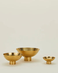 Hawkins New York Home Essential Footed Bowl in Brass