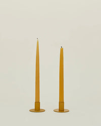 Hawkins New York Home Essential Metal Candle Holders - Set of 2 in Mustard