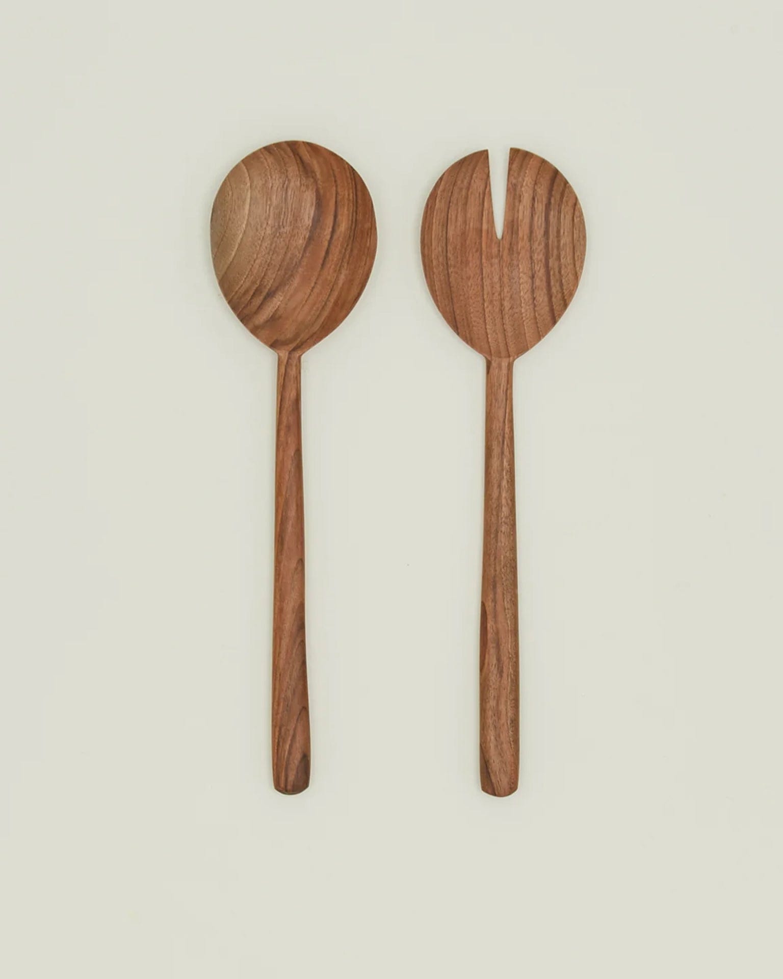 Hand Carved Serving Set in Walnut