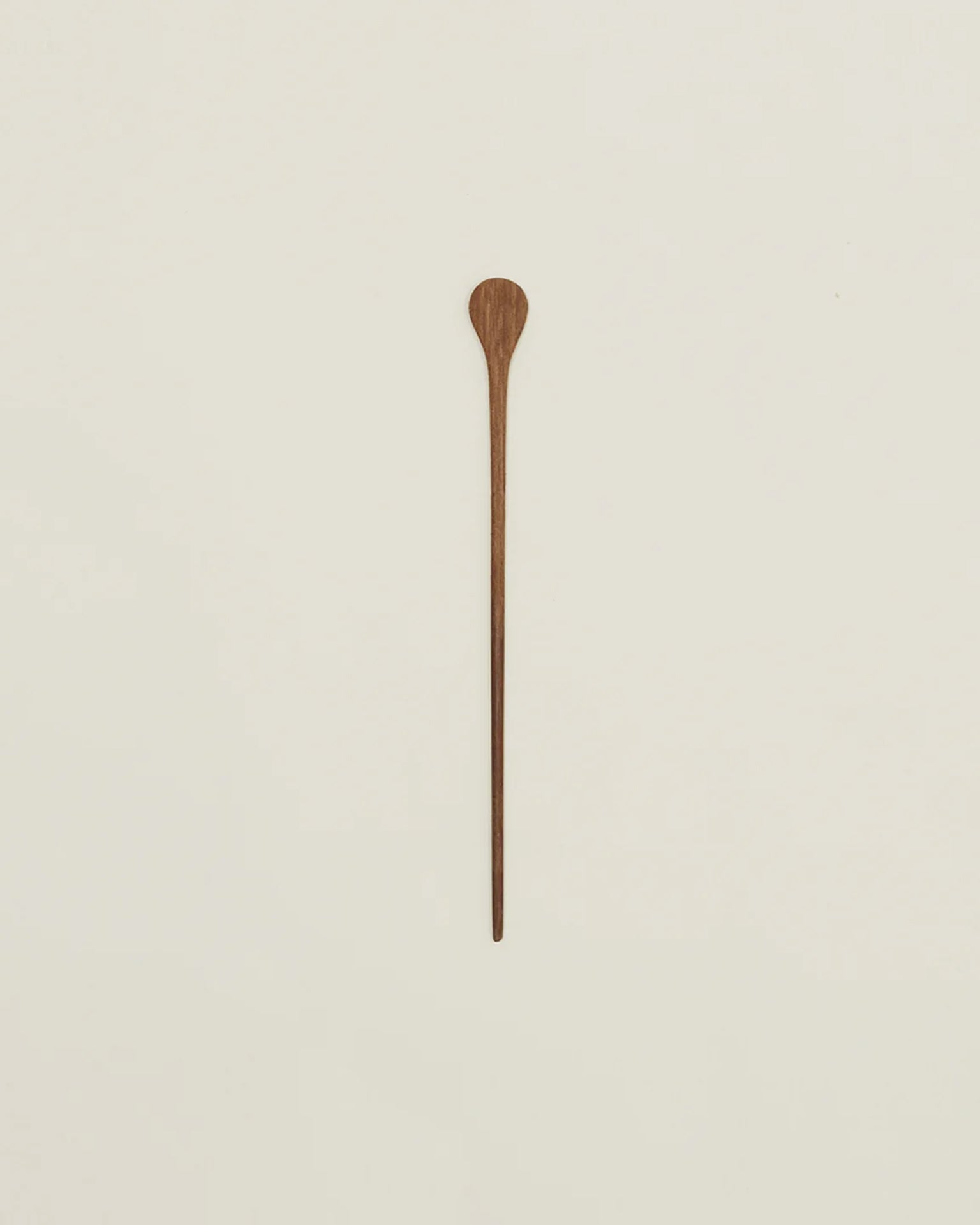 Hand Carved Spoon/Cocktail Stirrer in Walnut