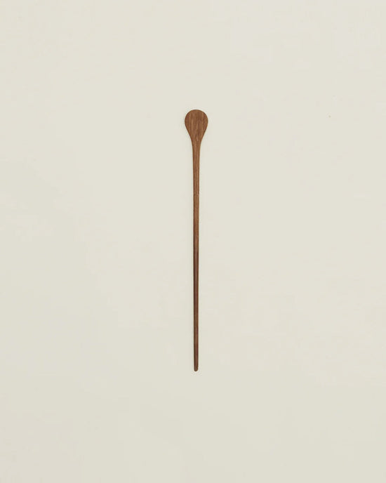 Hawkins New York Hand Carved Spoon/Cocktail Stirrer in Walnut 