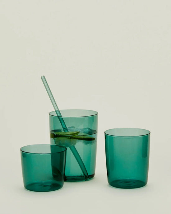 Hawkins New York Home Set of 4 Essential Glassware in Peacock