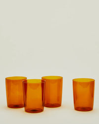 Hawkins New York Home Set of 4 Essential Glassware in Terracotta