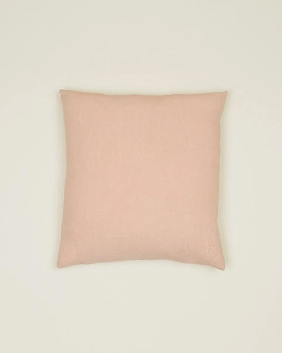 Hawkins New York Simple Linen Pillow - 18 x 18 inches in Blush 