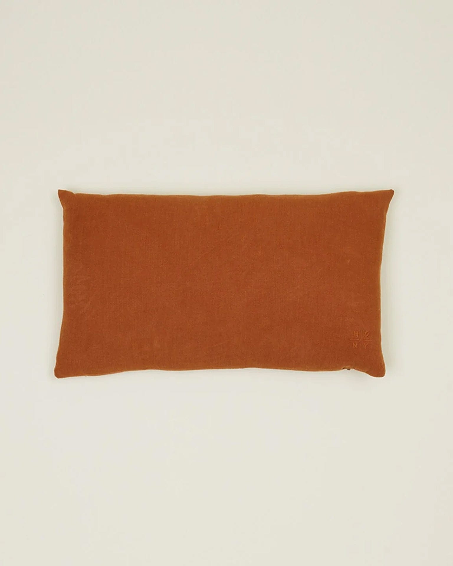 Simple Linen Pillow - 22 x 12 inches in Terracotta