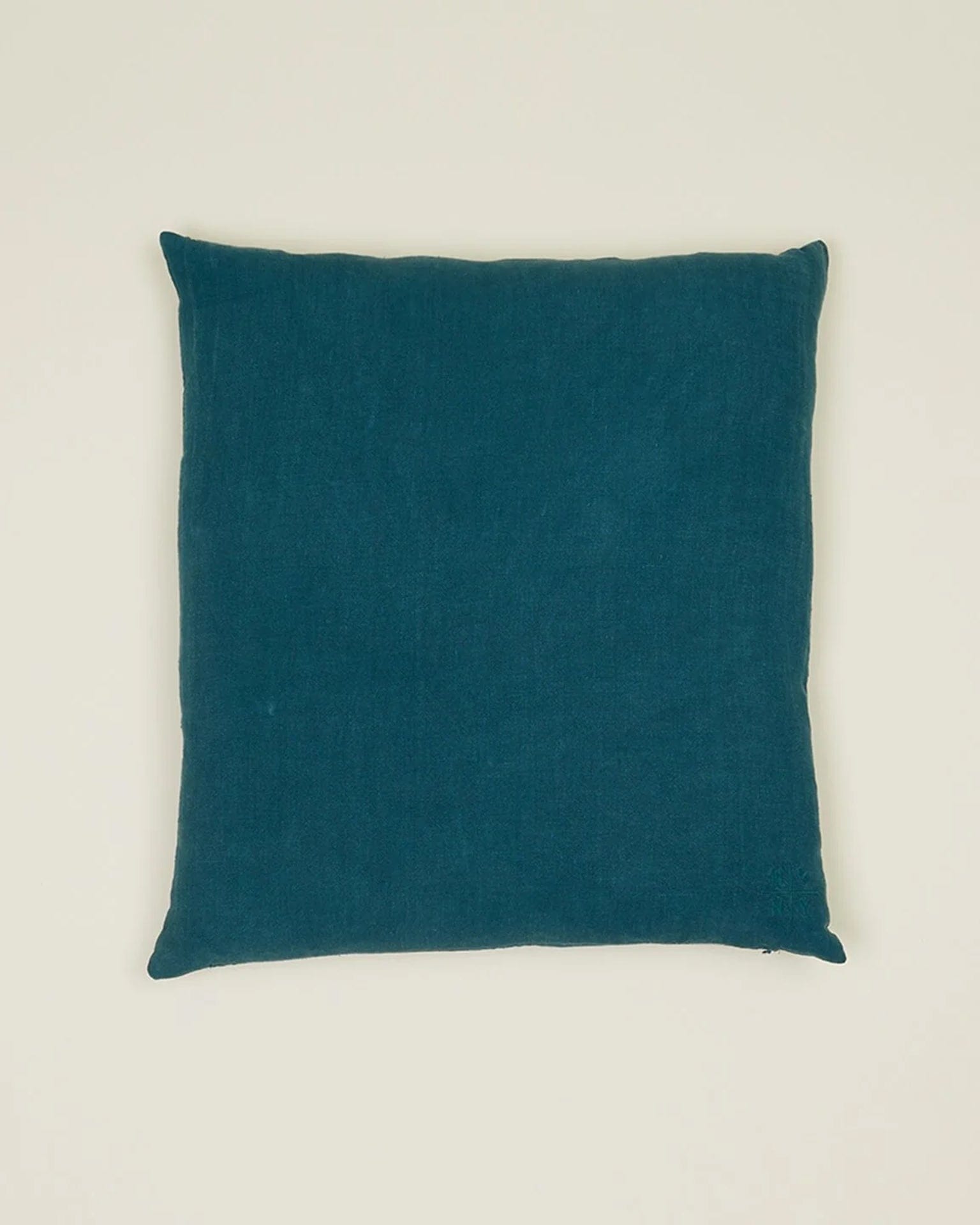 Simple Linen Pillow - 22 x 22 inches in Peacock