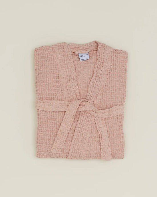 Hawkins New York Home Simple Waffle Bathrobe in Blush