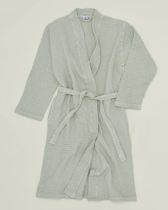 Hawkins New York Simple Waffle Bathrobe in Sage 