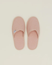 Hawkins New York Home Simple Waffle Slippers in Blush