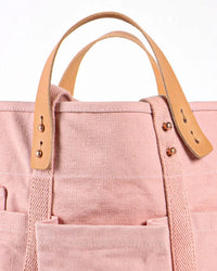 IMMODEST COTTON Home Construction Tote in Pink