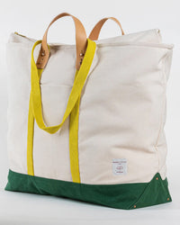 IMMODEST COTTON Home Jumbo Zipper Tote in Earth