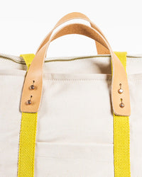 IMMODEST COTTON Home Jumbo Zipper Tote in Earth