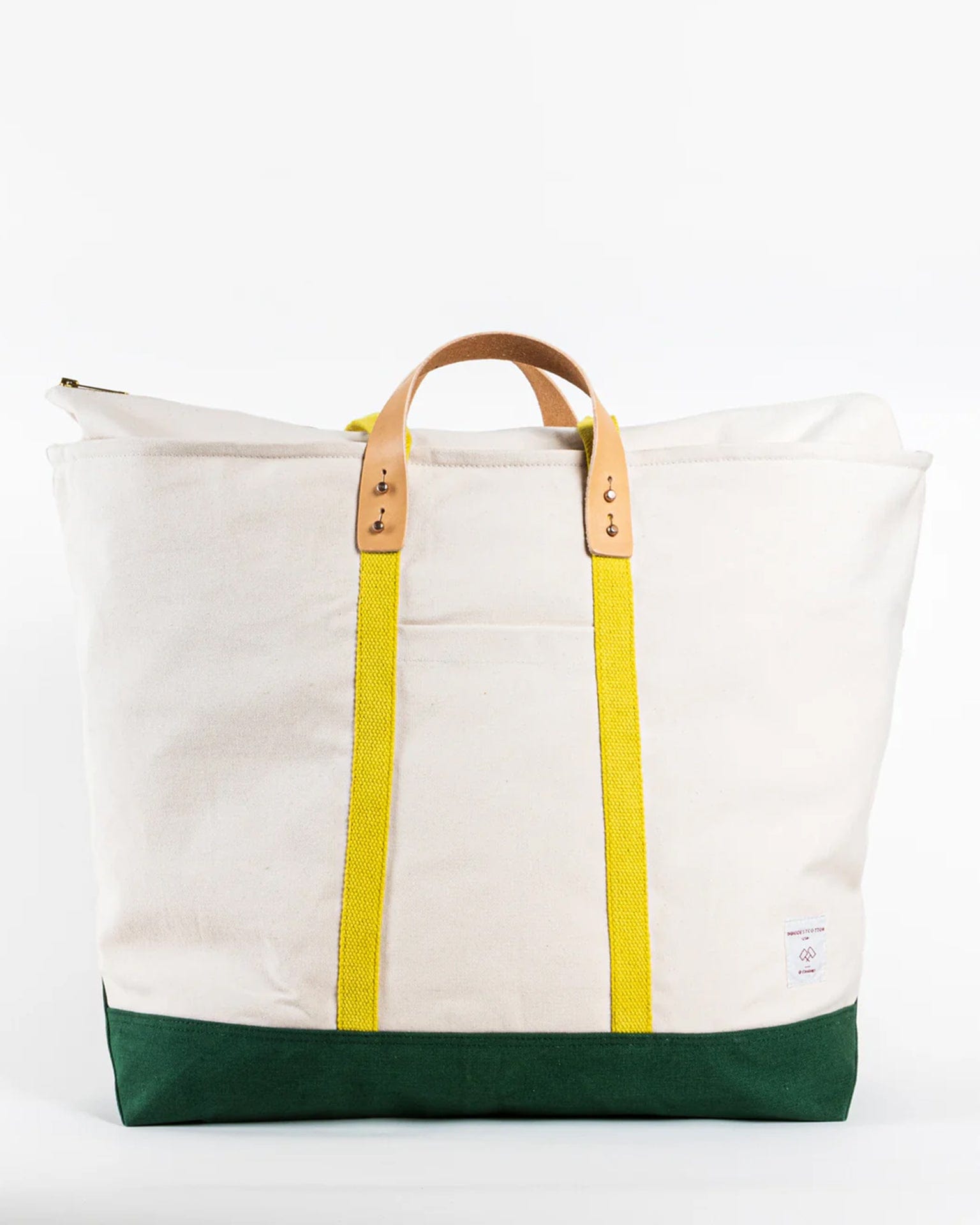 Jumbo Zipper Tote in Earth