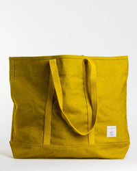 IMMODEST COTTON Accessories Large East West Tote in Chartreuse