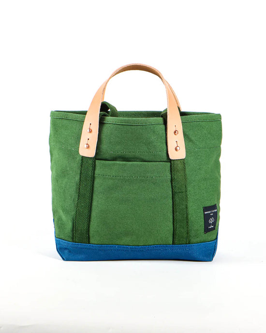 IMMODEST COTTON Accessories Lunch Tote in Pine/Ocean