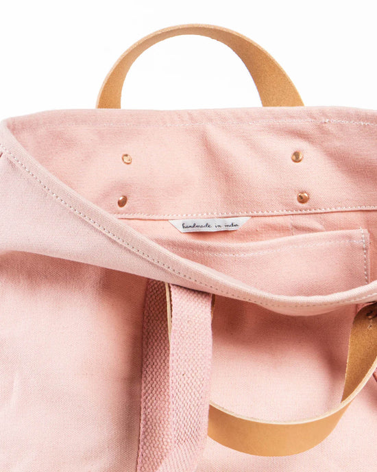 IMMODEST COTTON Accessories Small East West Tote in Pink