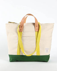 IMMODEST COTTON Accessories Small Zipper Tote in Earth