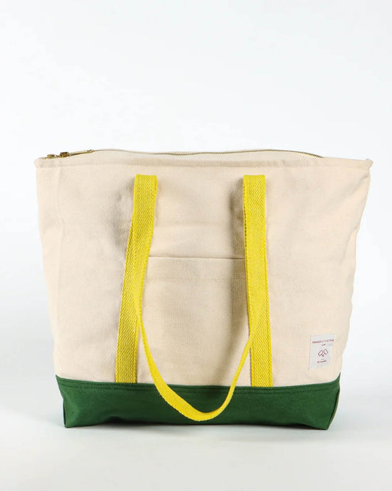 IMMODEST COTTON Accessories Small Zipper Tote in Earth