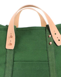 IMMODEST COTTON Accessories Small Zipper Tote in Pine/Ocean