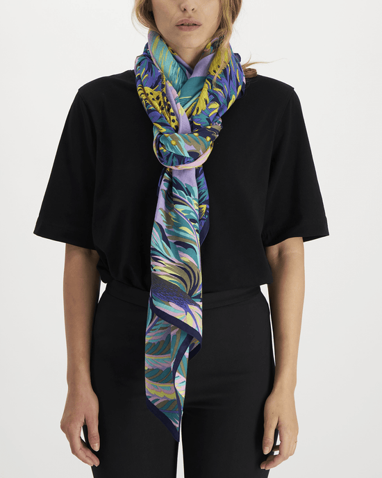 Inoui Editions Accessories Purple Scarf 100 Chatou in Purple