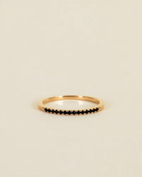 JaxKelly Gold Rings - Half Pave 