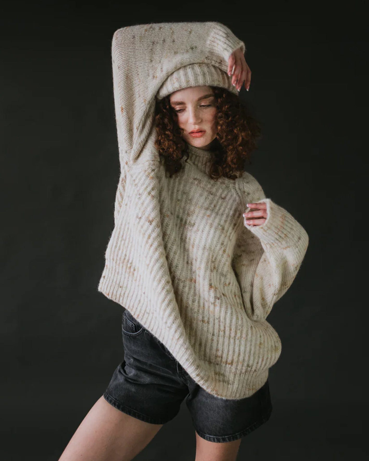 Blewog Pullover in Moss Speckle