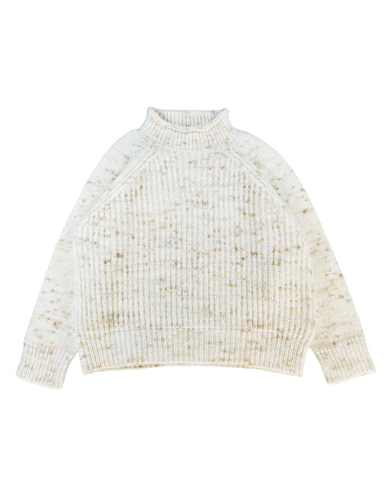 Mabli Clothing Blewog Pullover in Moss Speckle