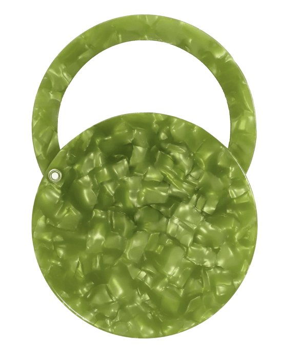 Machete Accessories Pistachio Circle Mirror in Pistachio