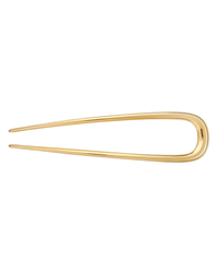 Machete Accessories Gold Midi Oval French Hair Pin in Gold