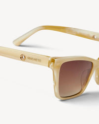 Machete Accessories Sally Sunglasses in Alabaster