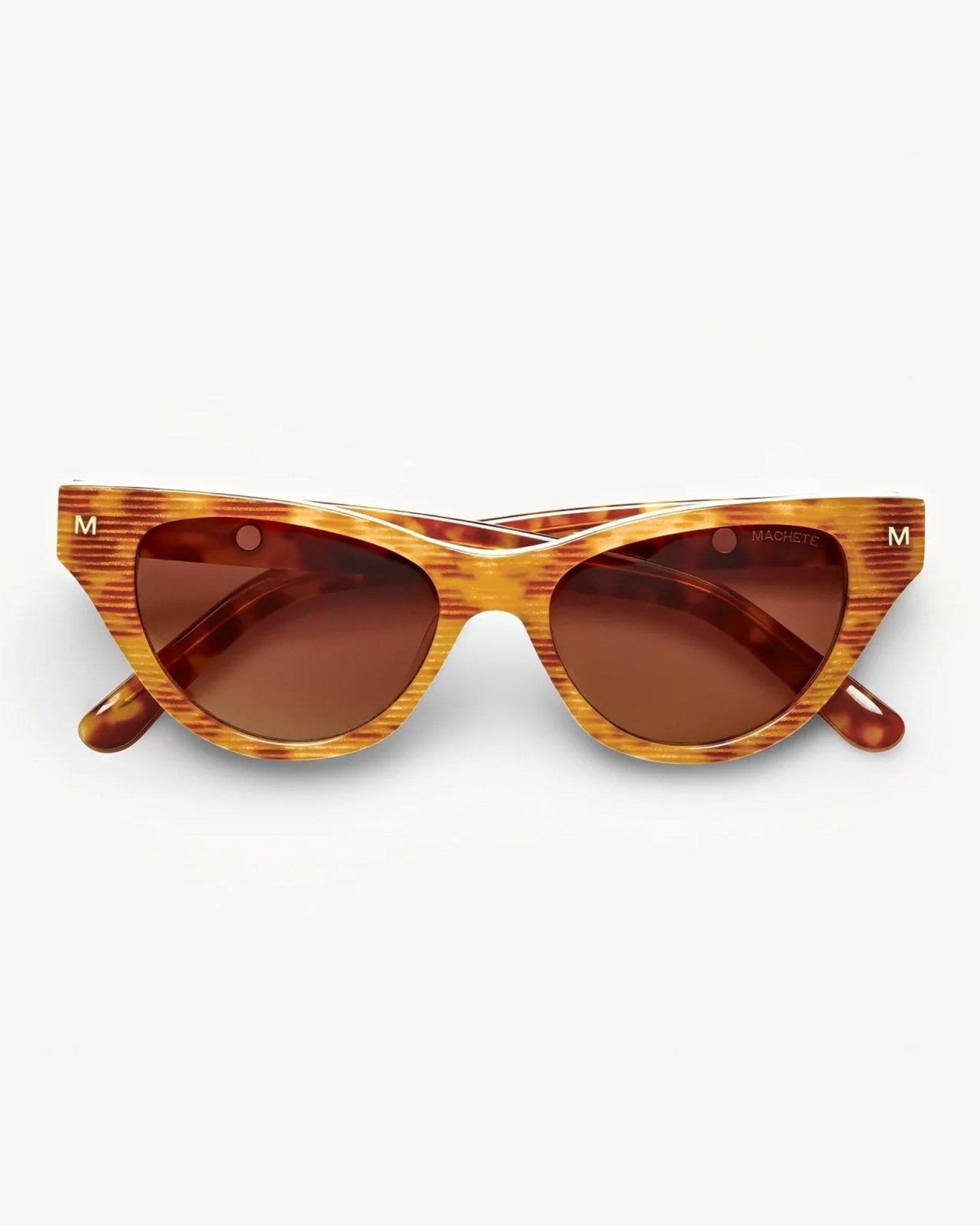 Suzy Sunglasses in Light Tortoise Stripe